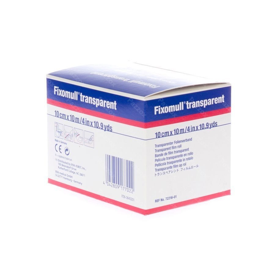 Fixomull T Fixation Pansement 10cmx10m 1 7221601