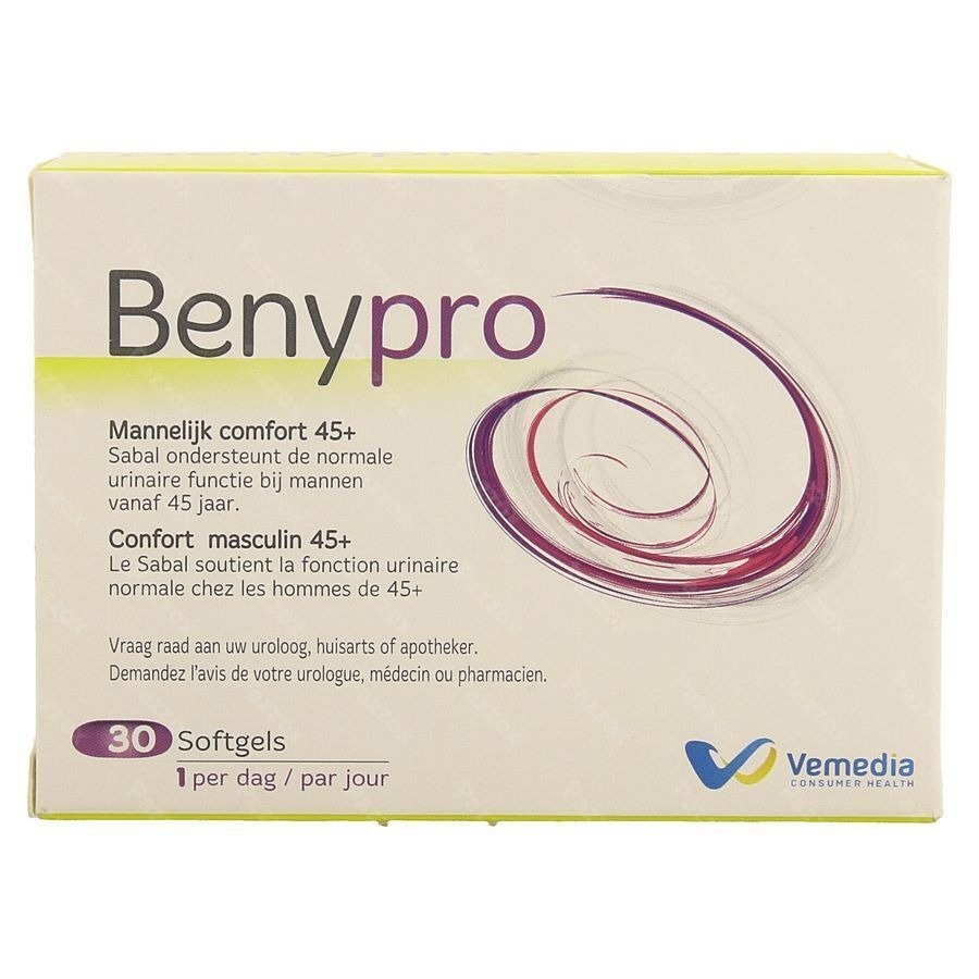 Benypro Mannelijk Comfort 30 Softgels