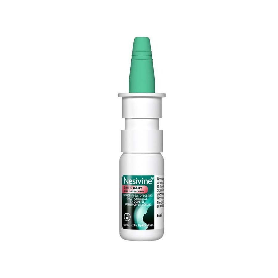Nesivine 0,01% Sine Conservans Neusdruppels Baby 5ml