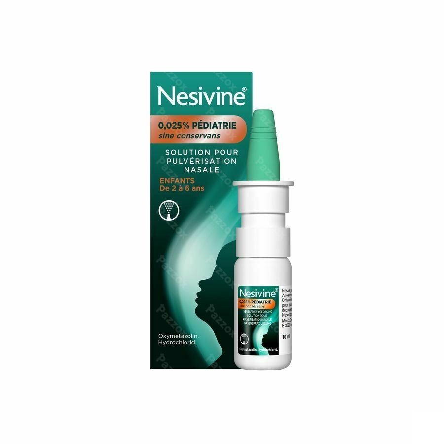 Nesivine 0,025% Sine Conserv Ped Spray Nas 10ml