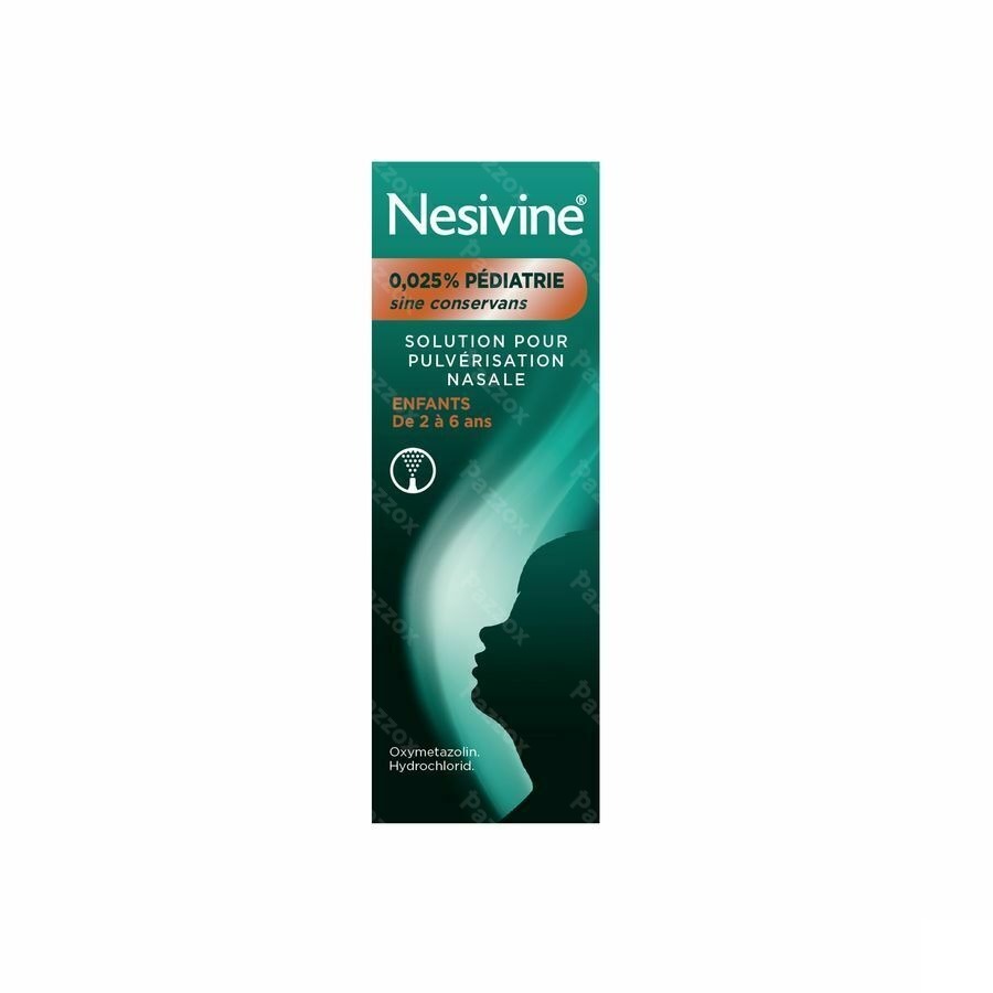 Nesivine 0,025% Sine Conserv Ped Spray Nas 10ml