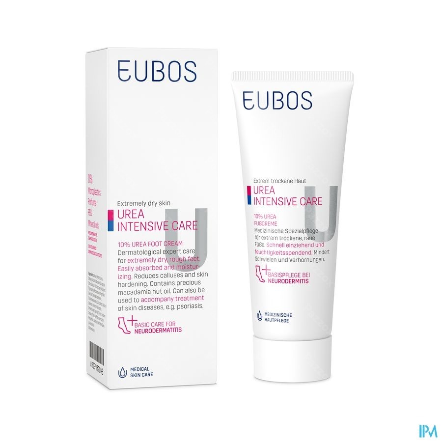 Eubos Urea 10% Voetcreme Zeer Droge Huid 125ml