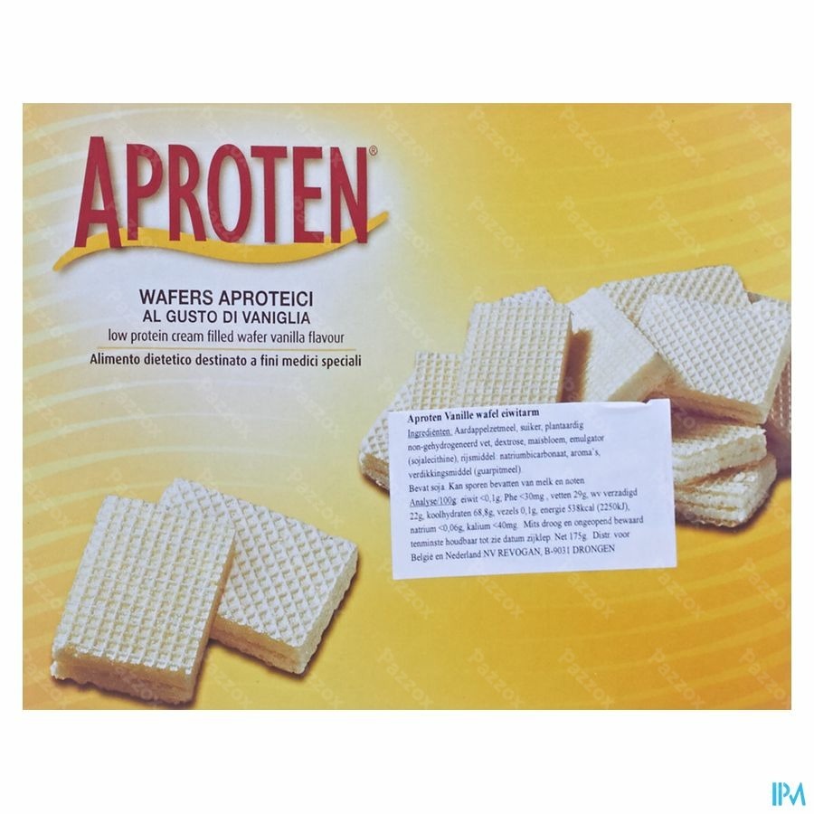 Aproten Wafel Vanille 175g 5426 Revogan