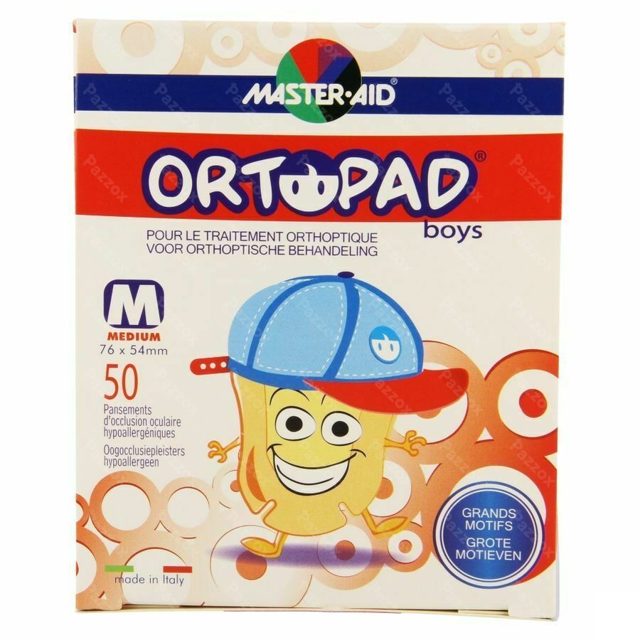 Ortopad For Boys Medium Cp Oculaire 50 73322