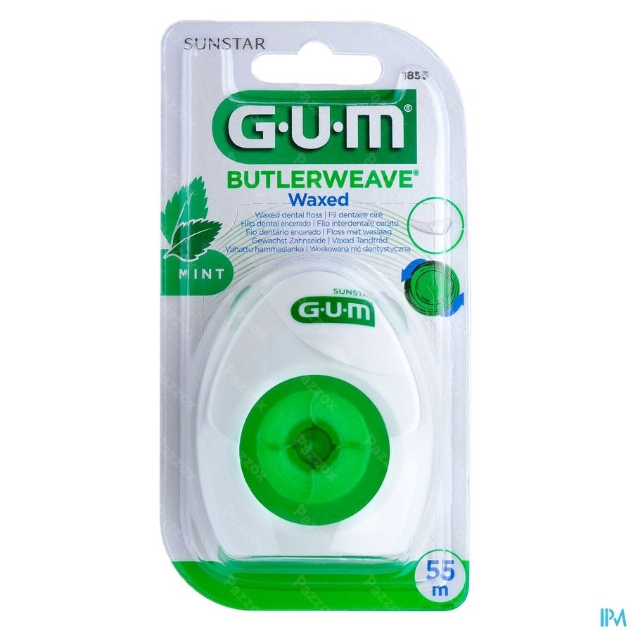 Gum Fil Dentaire Weave Waxed Menthe 1855