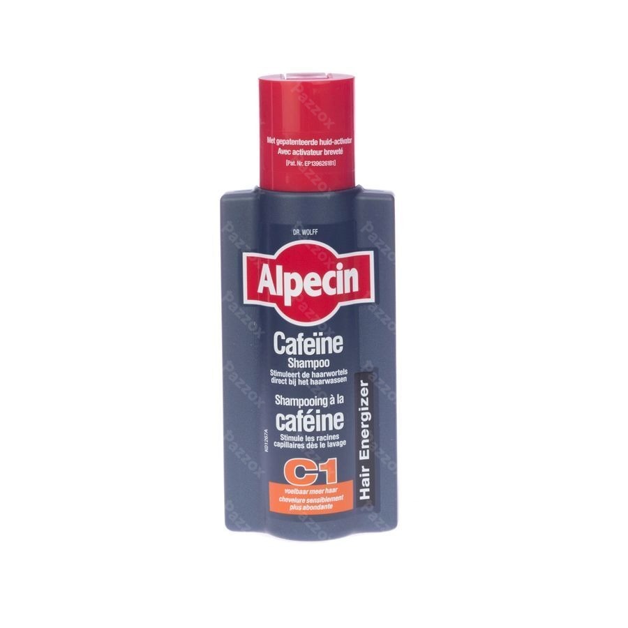 Wolff Alpecin Cafeïne Shampoo C1 Haaruitval kopen Pazzox