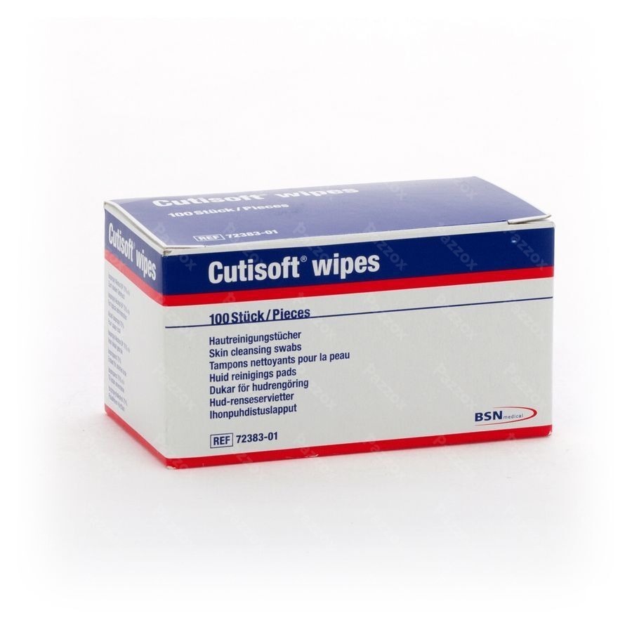 Cutisoft Wipes Skin Cleansing Swabs 100 7238301
