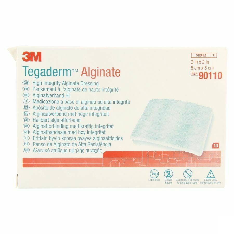 Tegaderm Alginate Steril 5cmx 5cm 10 90110