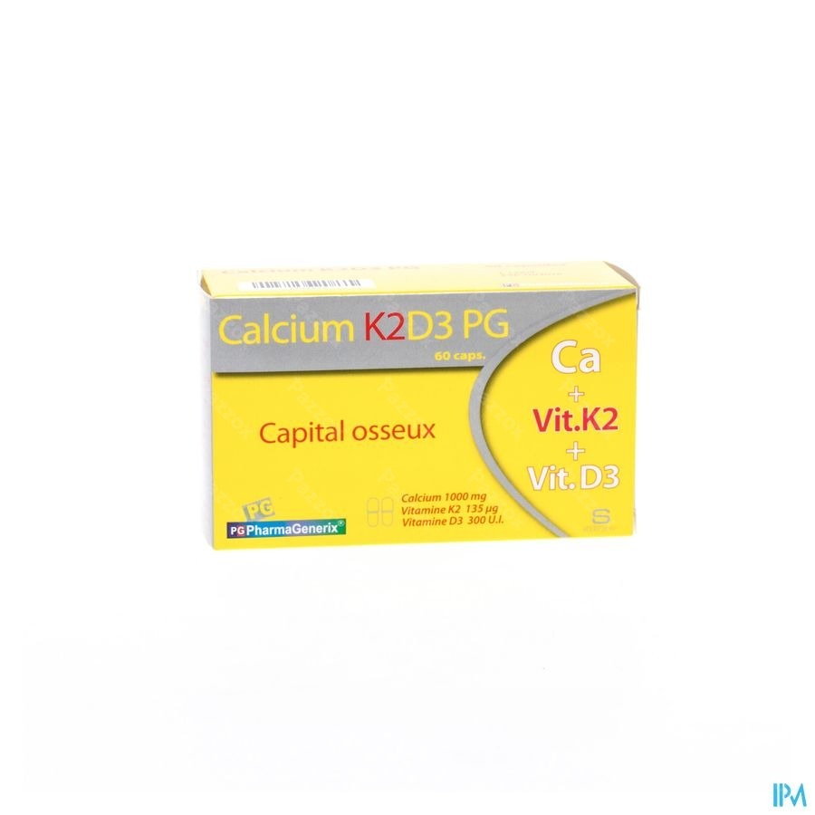 Calcium K2 D3 Pg Pharmagenerix Caps 60