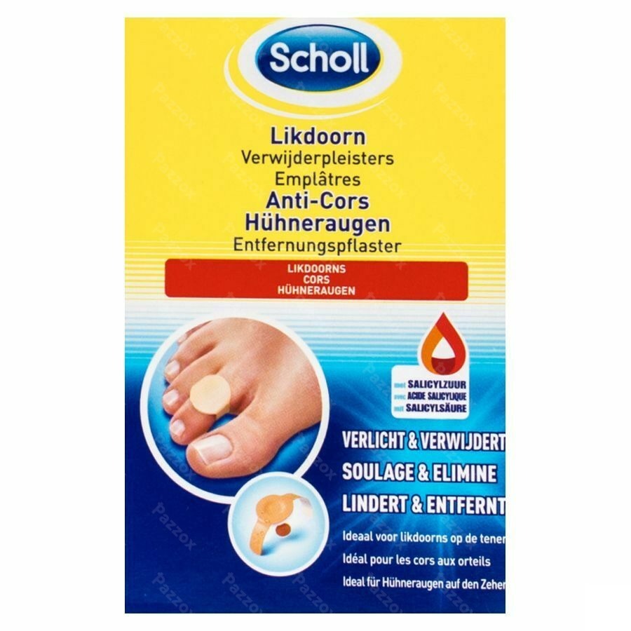 Scholl  Likdoorn Verwijderpleisters 8 Schijfjes 