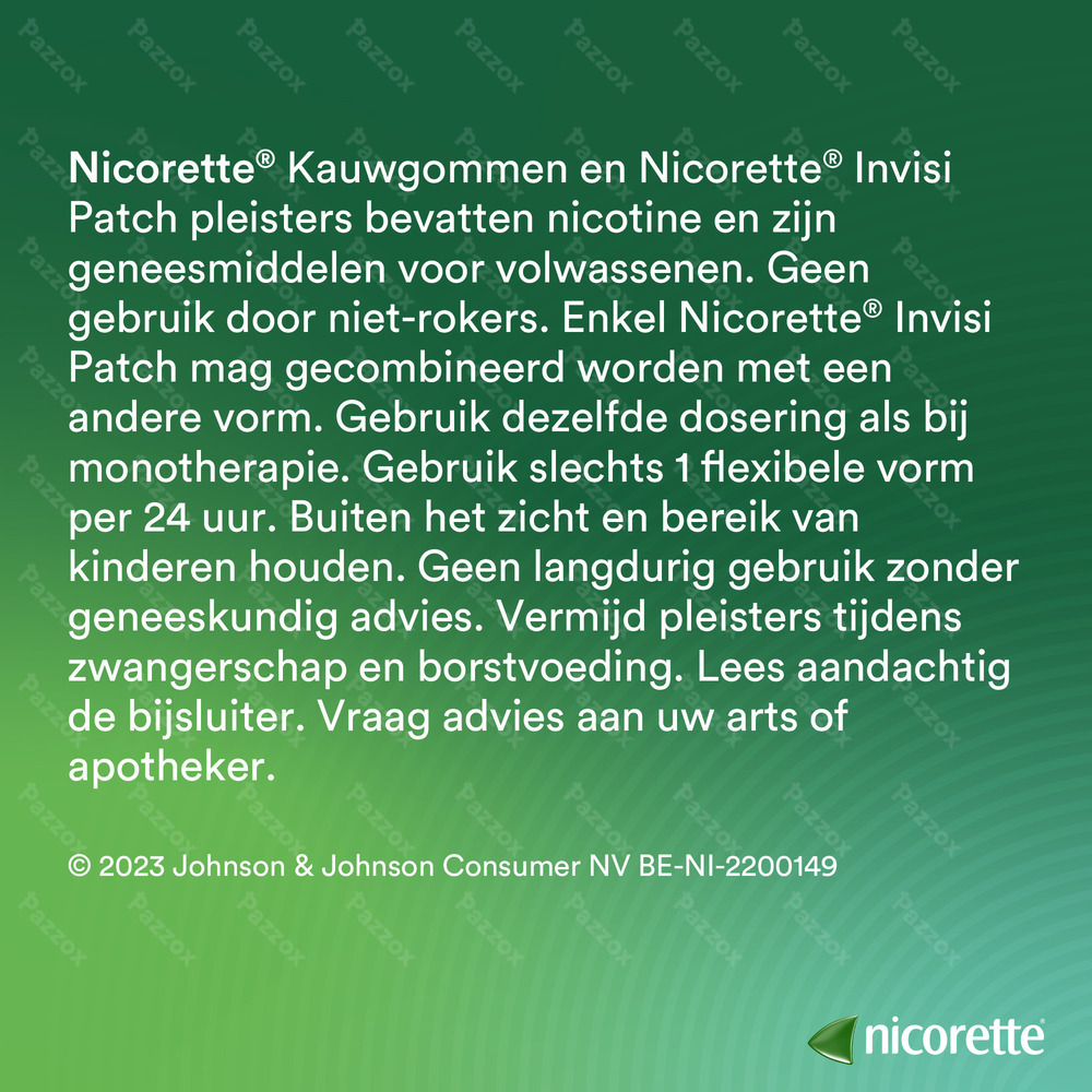 Nicorette Freshmint Kauwgom Suikervrij 105x4mg
