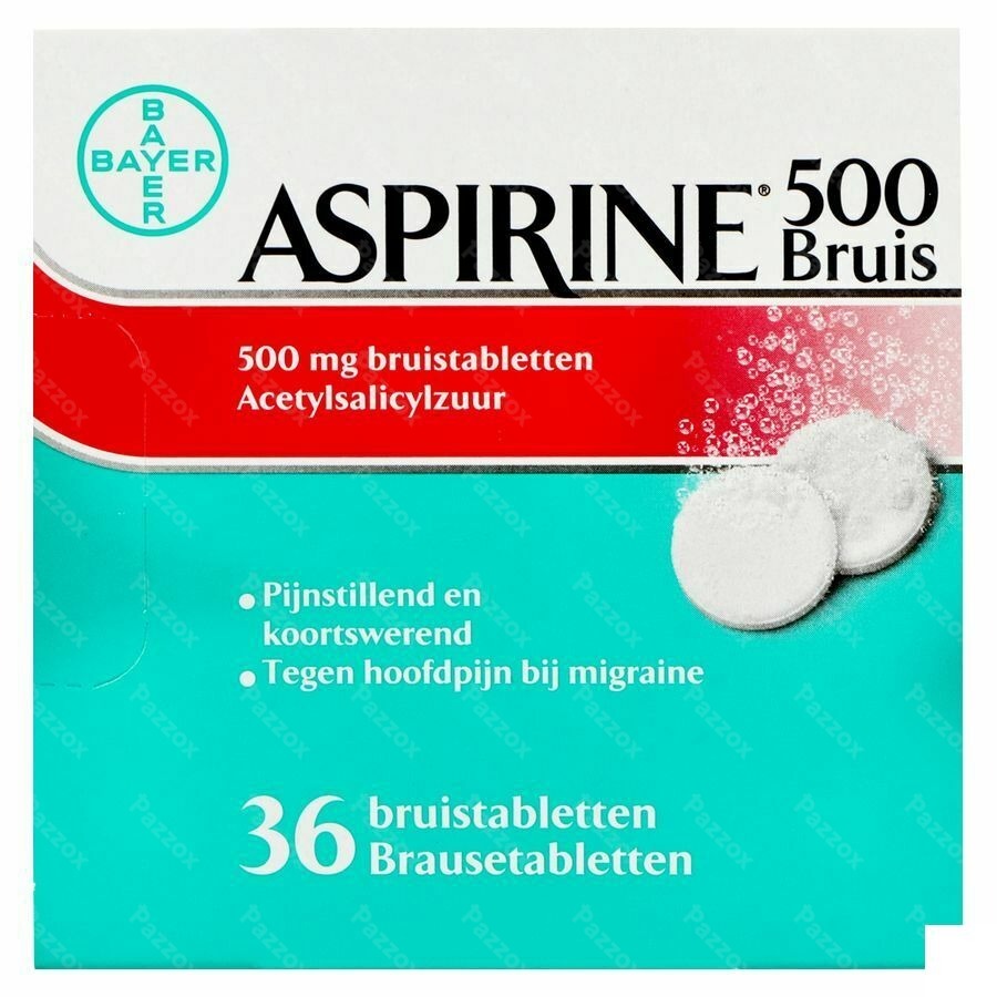 Aspirine 500mg Comp Eff 36