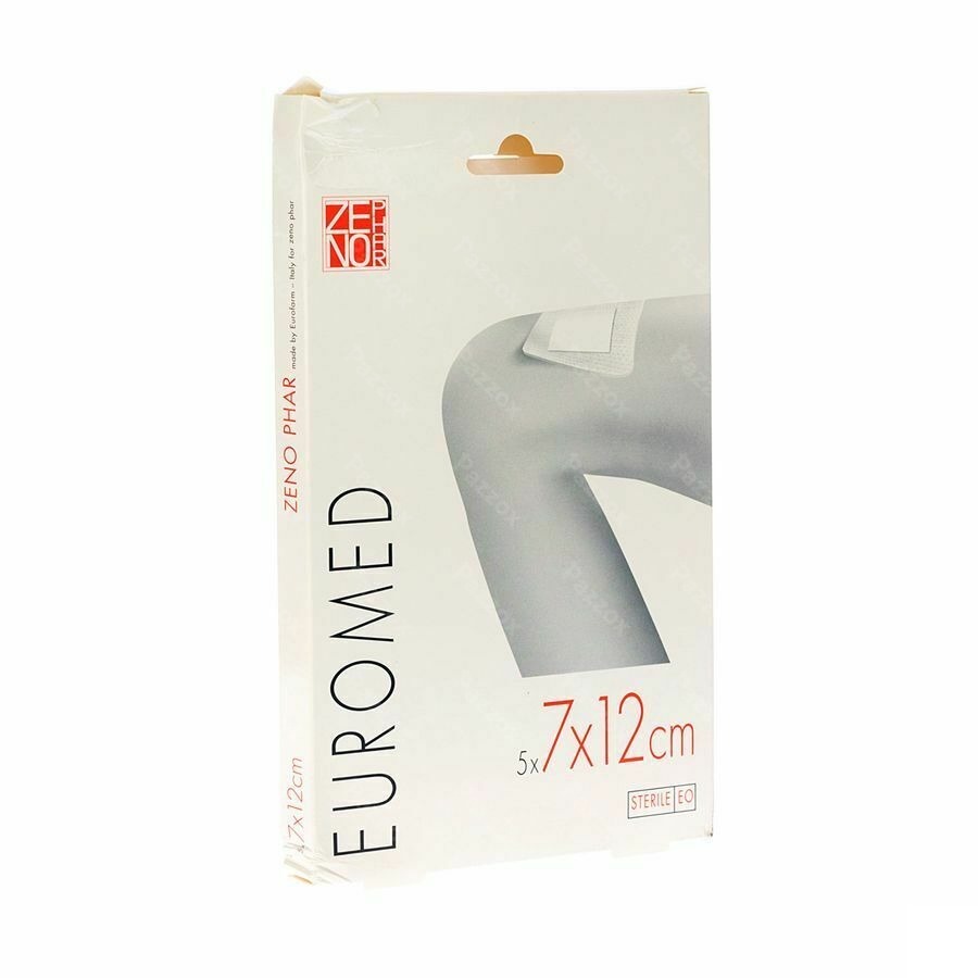 Euromed 7x12cm 5 Pansement D'ile Steril
