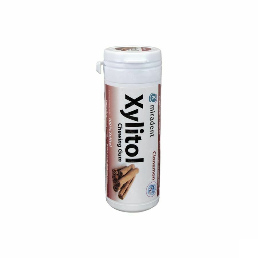 Miradent Chewing Gum Xylitol Canelle S/sucre 30