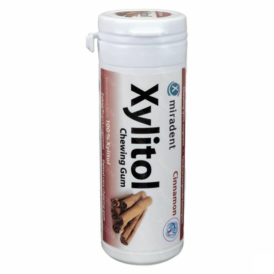 Miradent Chewing Gum Xylitol Canelle S/sucre 30
