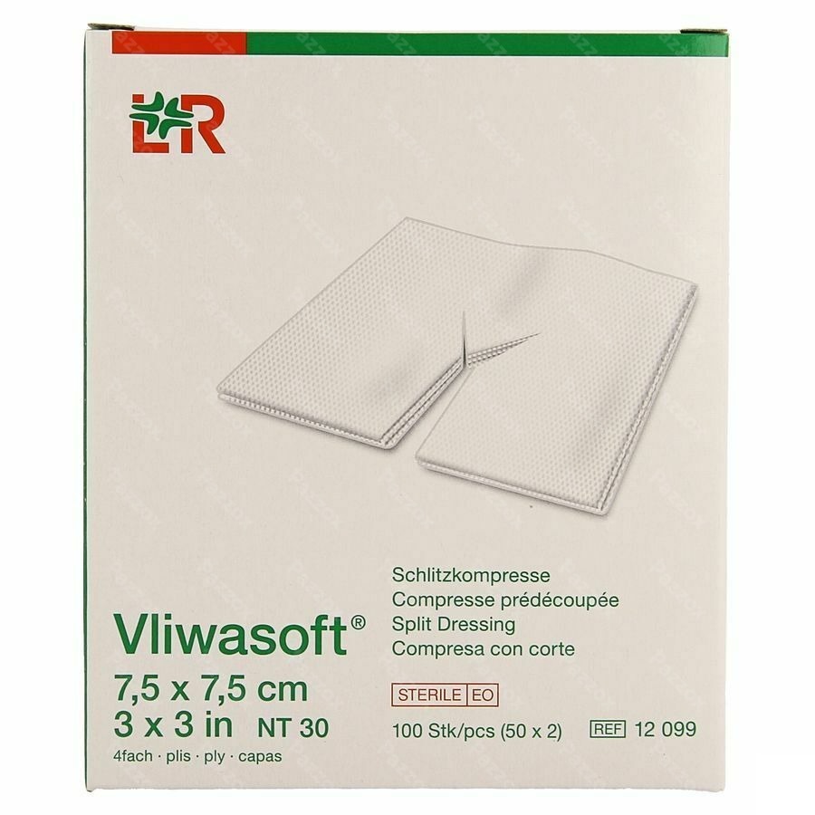 Vliwasoft Cp Ster 4pl + Fente 7,5x7,5cm 2x50 12099