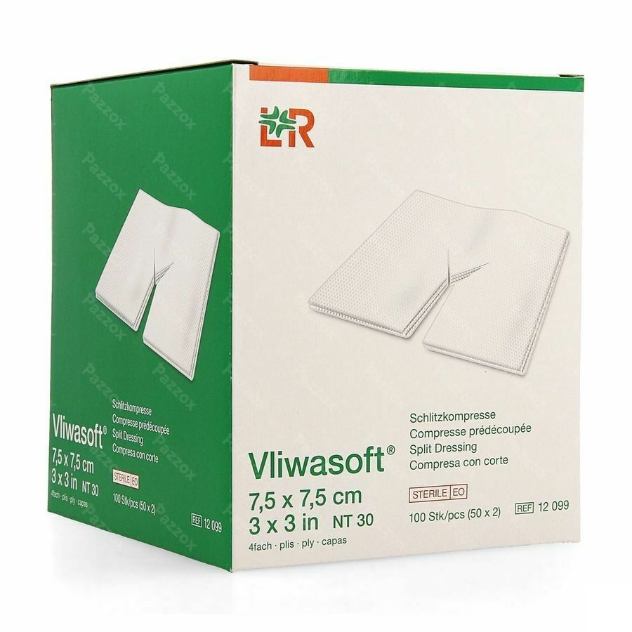 Vliwasoft Cp Ster 4pl + Fente 7,5x7,5cm 2x50 12099