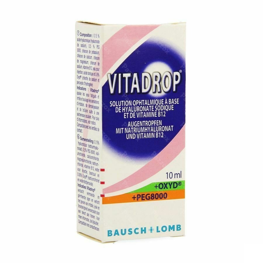 Vitadrop Sol Ophtalmique Revitalisante 0,15% 10ml
