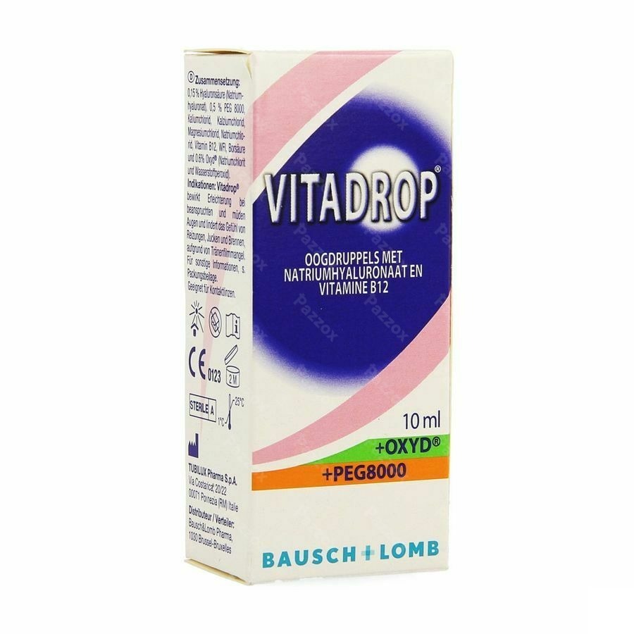 Vitadrop Oogoplossing Revitaliserend 0,15% 10ml