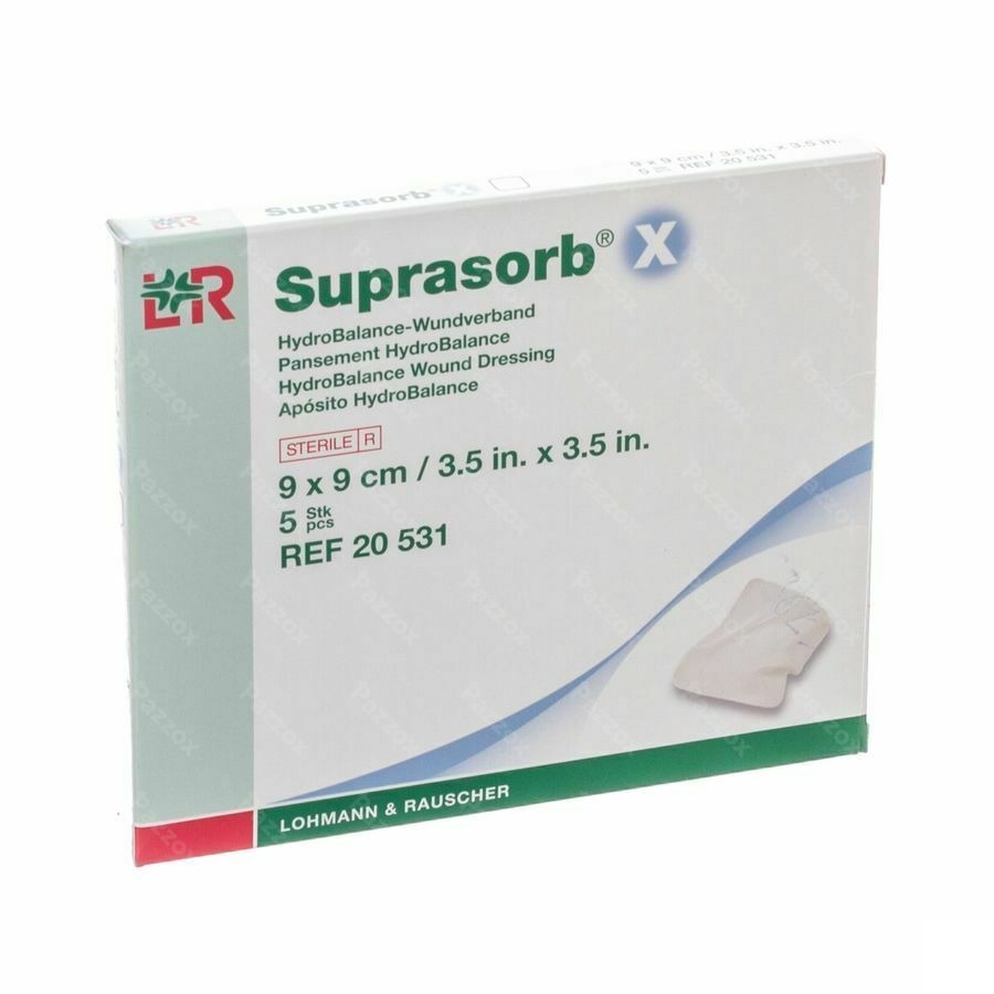 Suprasorb X Verb Cellulose 9x 9cm 5 20531