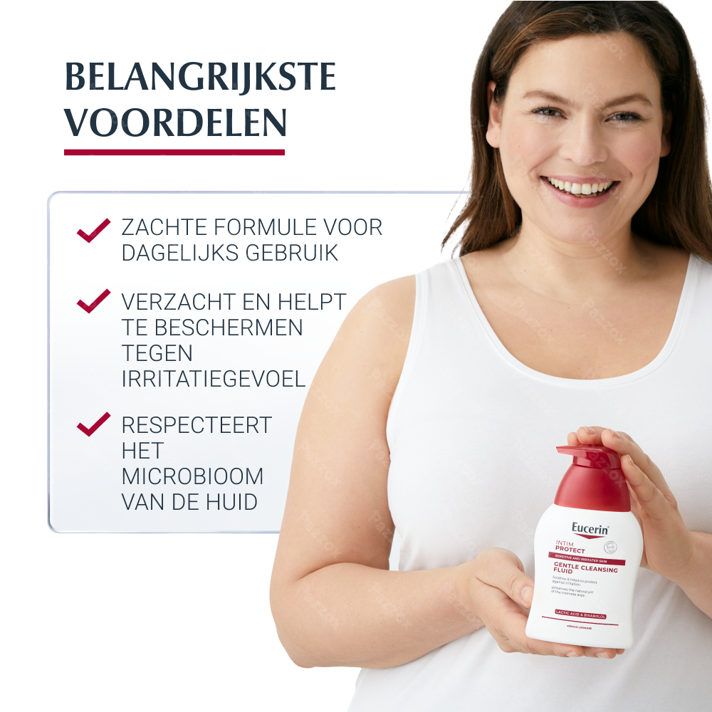 Eucerin ph5 Intim Protect Zachte Reiniging Gevoelige en Geïrriteerde Huid met pomp 250ml