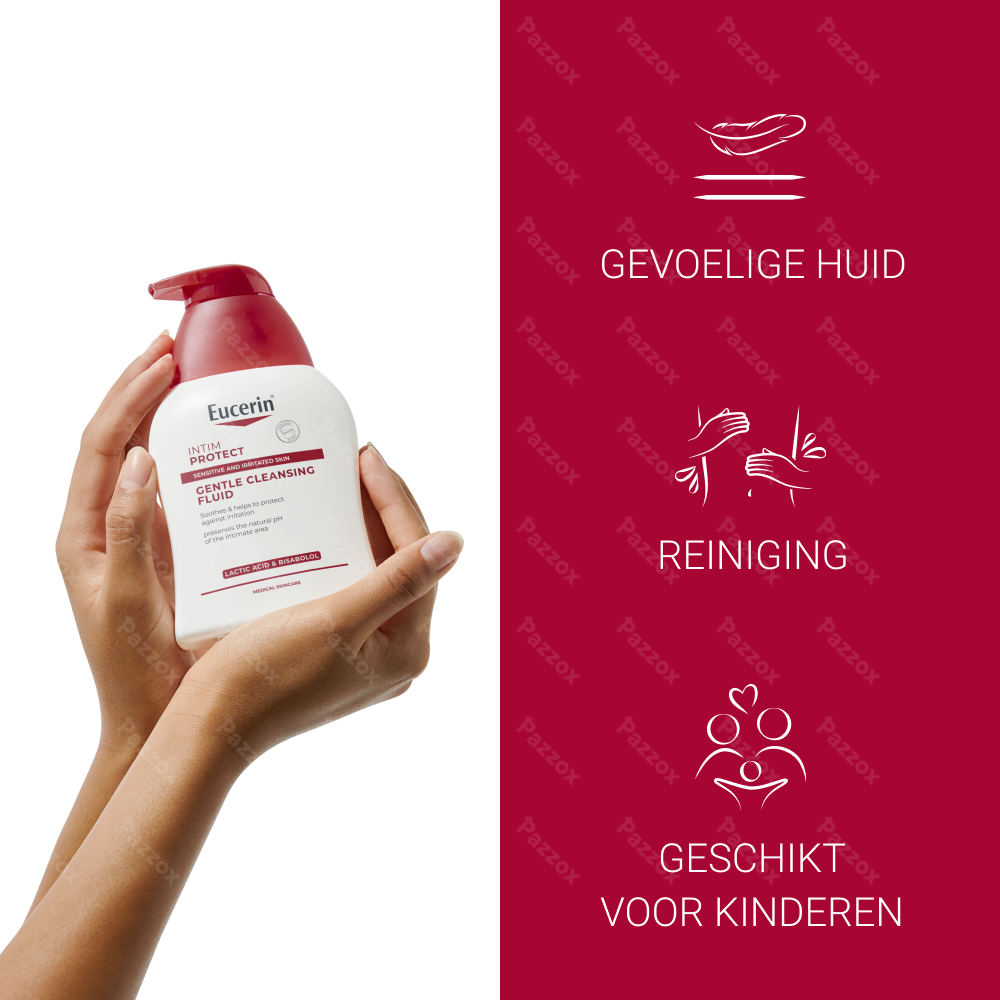 Eucerin ph5 Intim Protect Zachte Reiniging Gevoelige en Geïrriteerde Huid met pomp 250ml