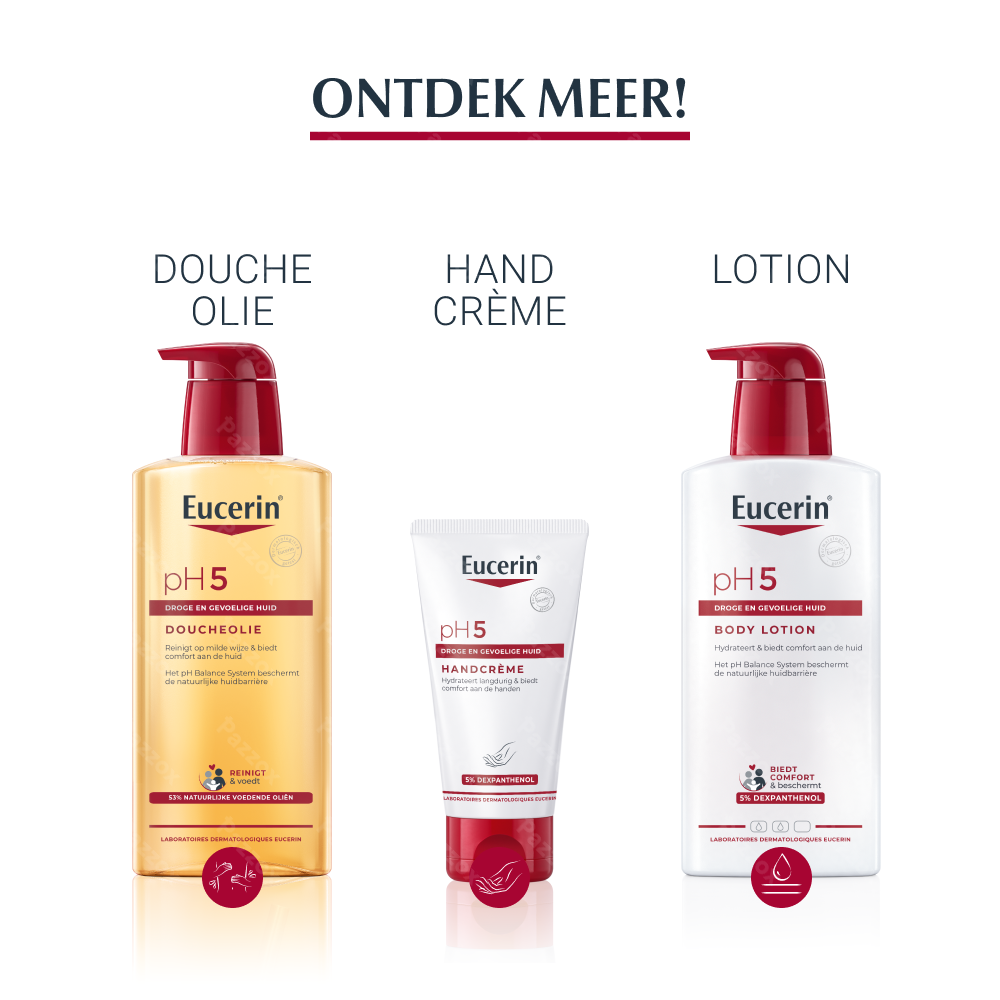 Eucerin ph5 Intim Protect Zachte Reiniging Gevoelige en Geïrriteerde Huid met pomp 250ml