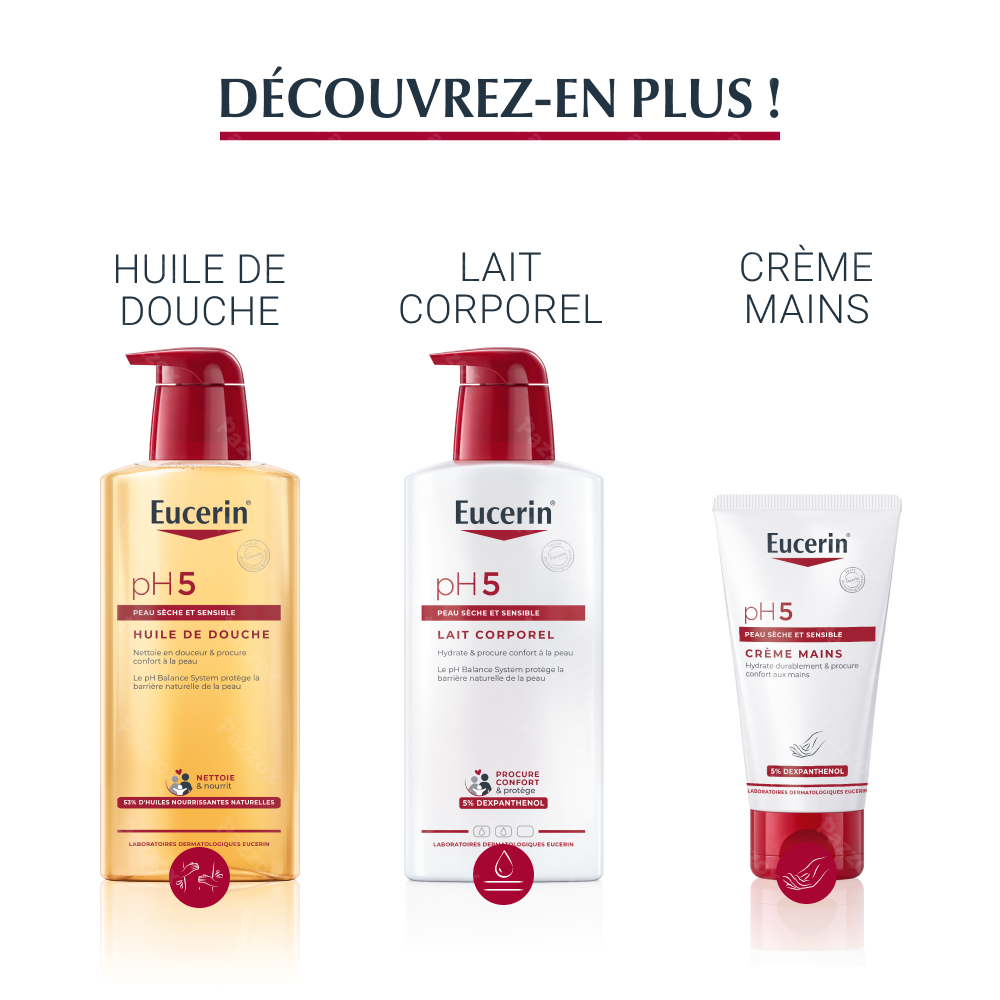 Eucerin pH5 Intim Protect Nettoyant Douceur Peau Sensible et Irritée avec pompe 250ml