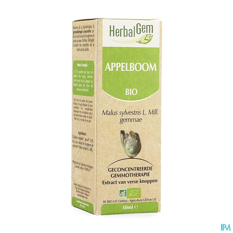 Herbalgem Appelboom Maceraat 50ml