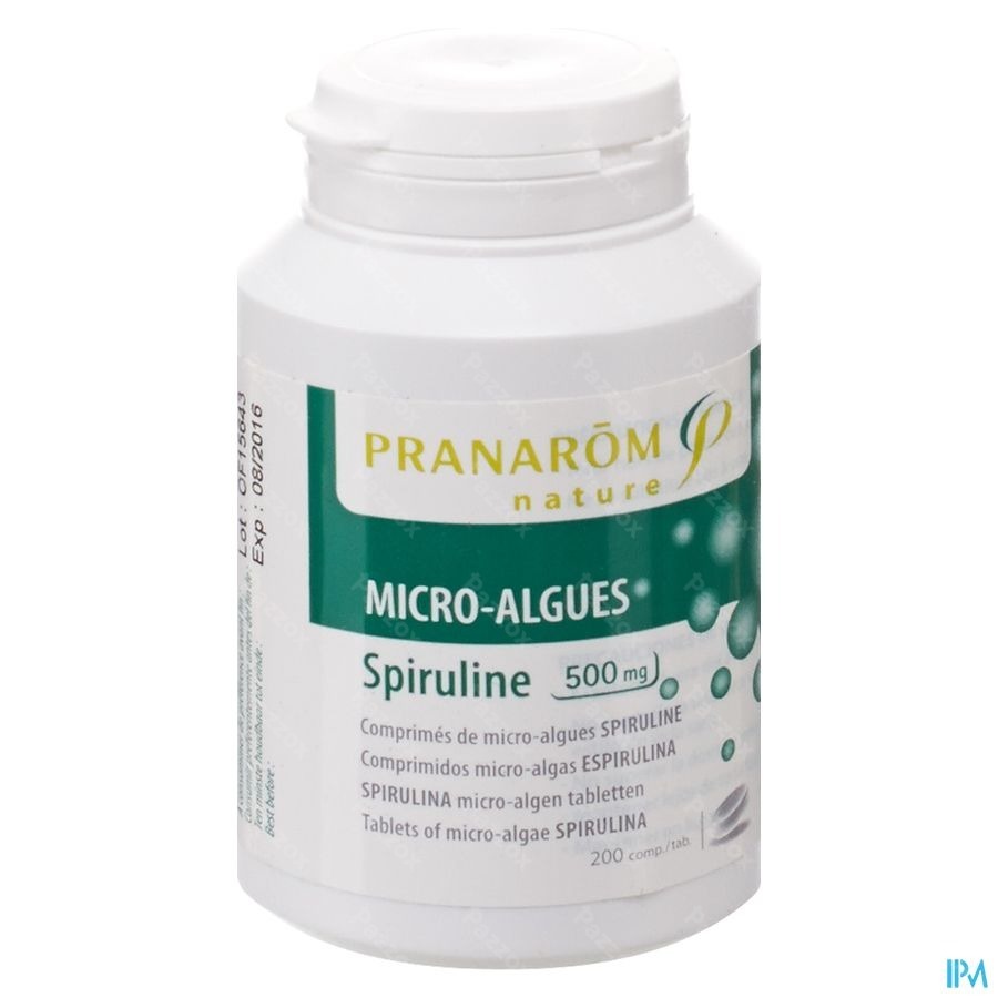 Spiruline 500mg Comp 200x500mg Pranarom