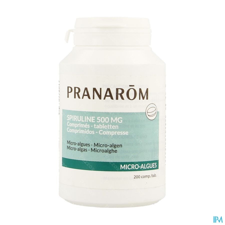 Spiruline 500mg Comp 200x500mg Pranarom