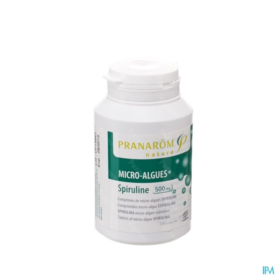 Spiruline 500mg Comp 200x500mg Pranarom
