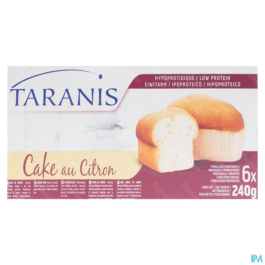 Taranis Mini Cake Citron 6x40g
