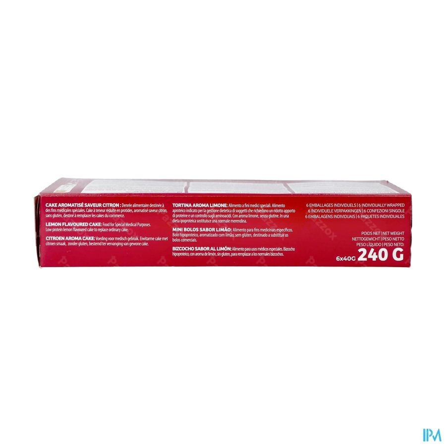 Taranis Mini Cake Citron 6x40g