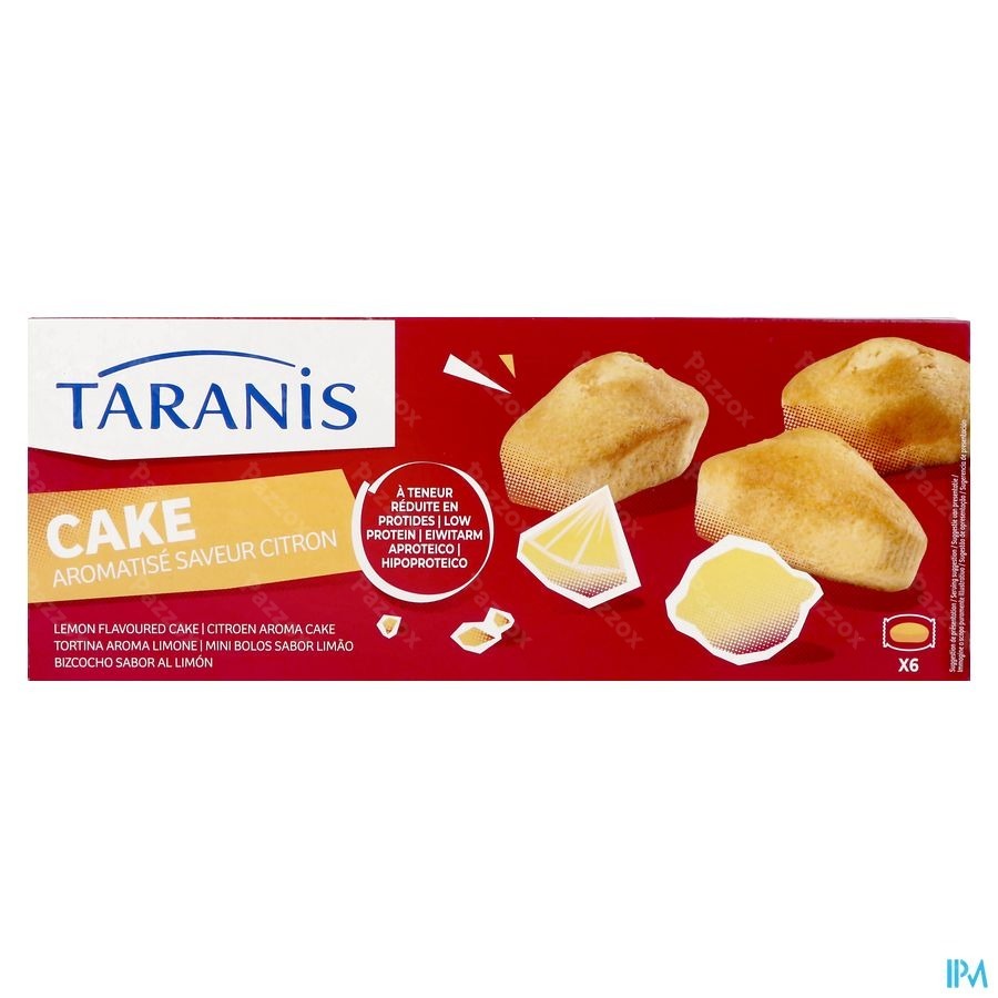 Taranis Mini Cake Citron 6x40g