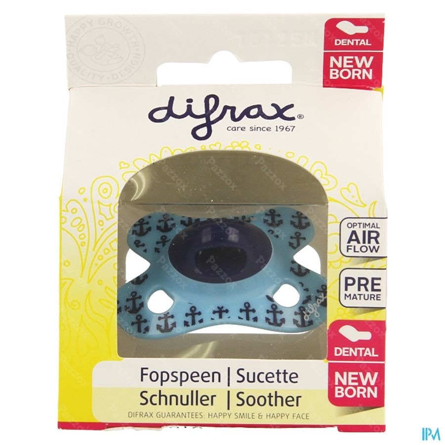 Difrax Fopspeen Newborn Dental Sil