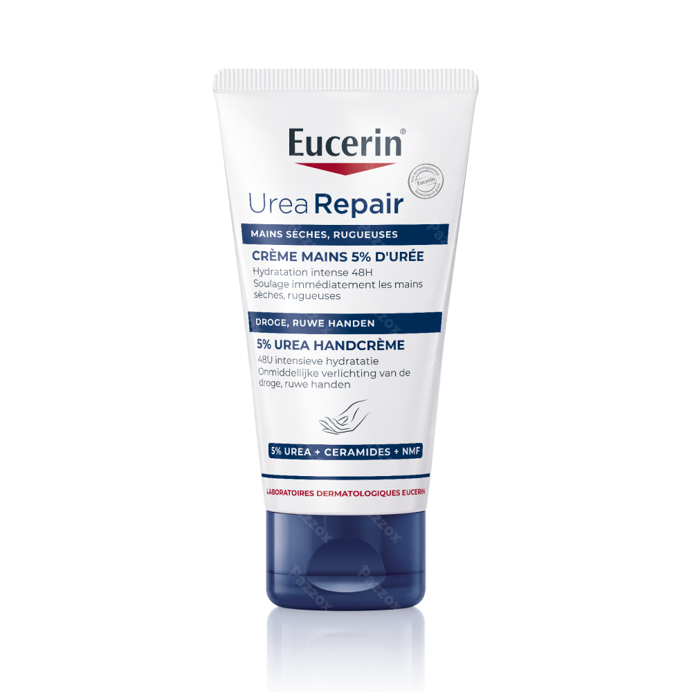 Eucerin UreaRepair 5% Urea Handcrème Droge en Ruwe Huid Tube 75ml