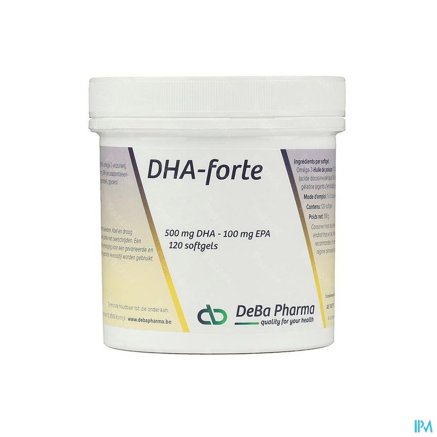 Dha Forte Caps 120x500mg Deba