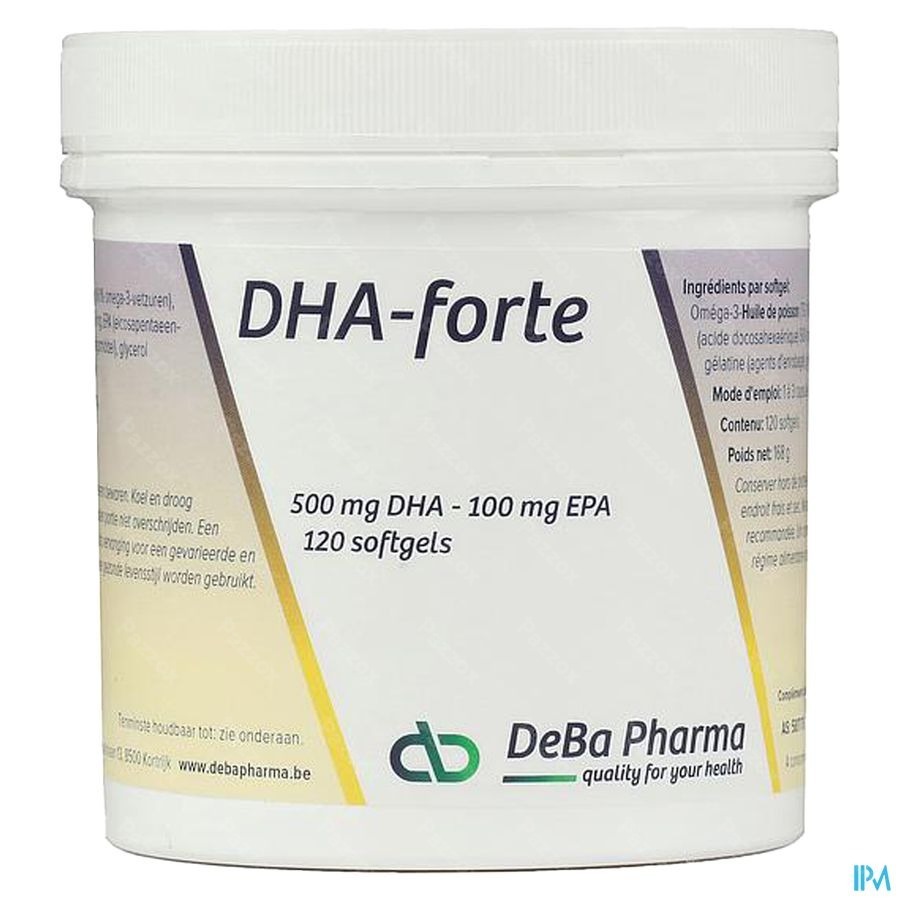 Dha Forte Caps 120x500mg Deba