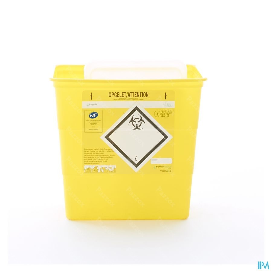 Sharpsafe Container Aiguilles 13l 4115a