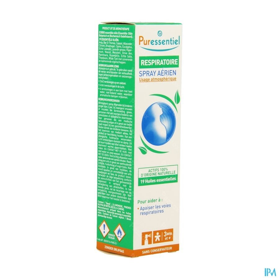 Puressentiel Respiratoire Spray Aerien 20ml