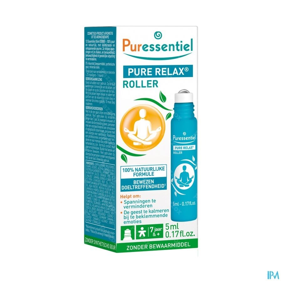 Puressentiel Pure Relax Roller Stress 12es.olie5ml