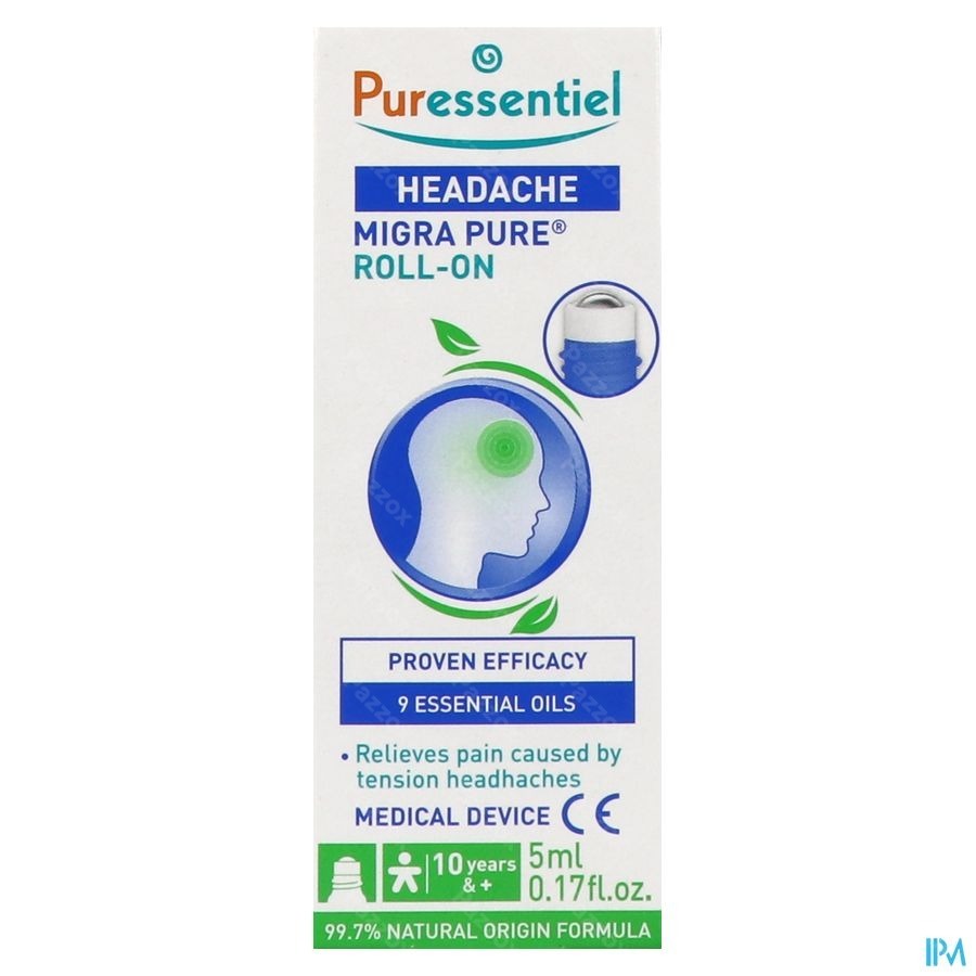 Puressentiel Roller Maux Tete 9 Hle Ess 5ml