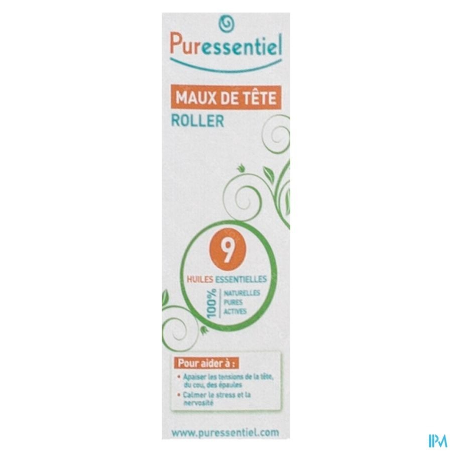 Puressentiel Roller Maux Tete 9 Hle Ess 5ml