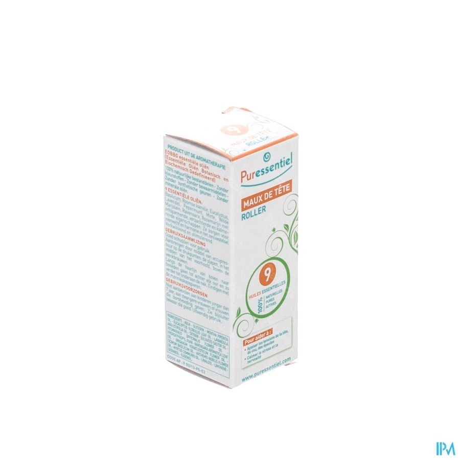 Puressentiel Roller Maux Tete 9 Hle Ess 5ml