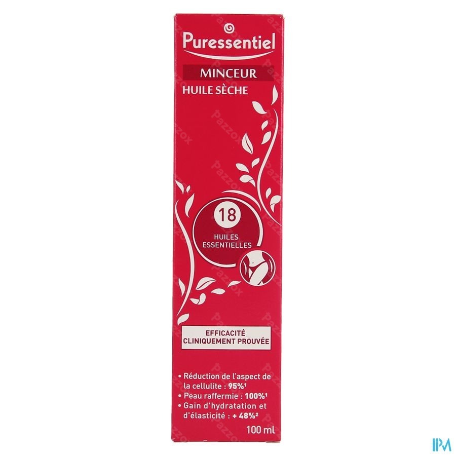 Puressentiel Minceur Huile Seche 18 Hle Ess 100ml