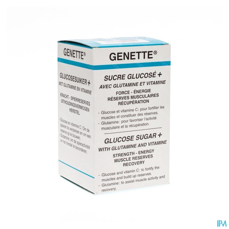 Genette Sucre Glucose + Glutamine + Vit. Pdr 380g