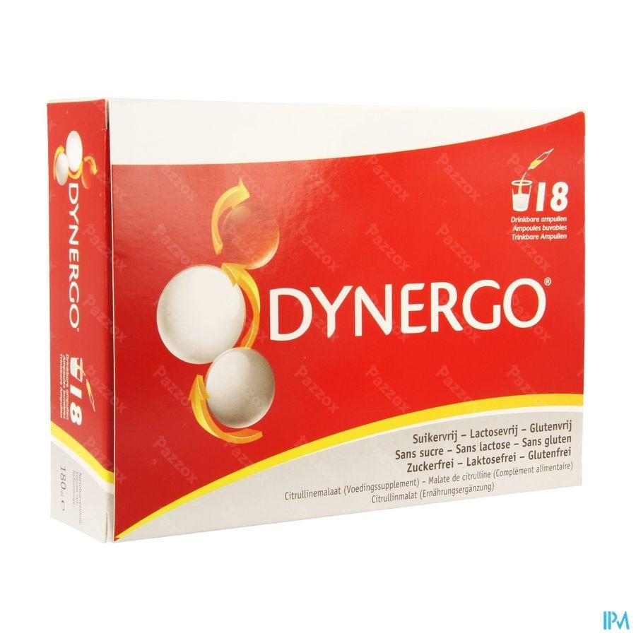 Dynergo 10ml 18 Drinkbare Ampullen