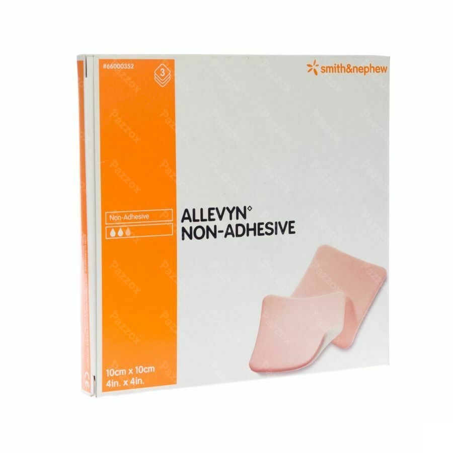 Allevyn Non Adh Pans Hydrocel. 10x10cm 3 66000352