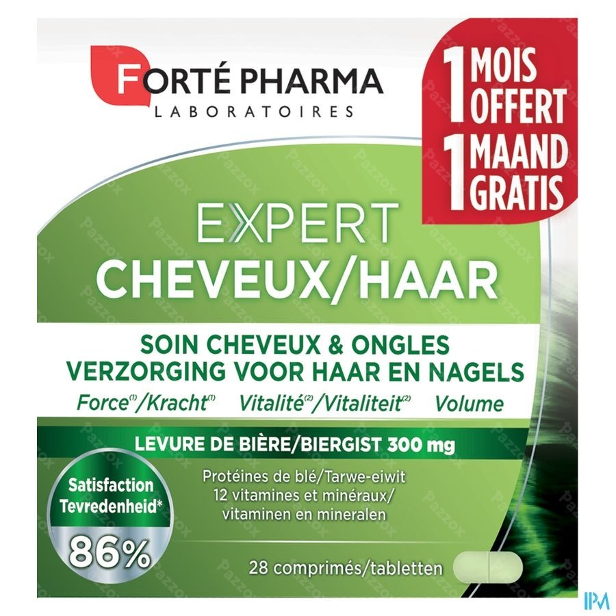 Forté Pharma Expert Haar Voedingssupplement Haar en Nagels 84 Tabletten